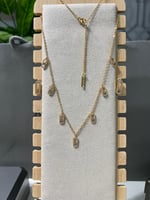 سلسال مع حلق MESSIKA معدن ذهبي