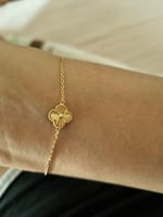 إسوارة Van cleef ذهبي _ كرستالات