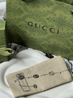 اسوارة GUCCI معدن فضي