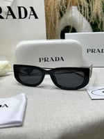 نظارة PRADA المشهورة أطار فضي