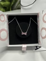 سلسال باندورا PANDORA كريستالة وردي