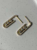 حلق MESSIKA معدن ذهبي