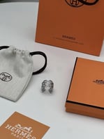 خاتم فضي - HERMES