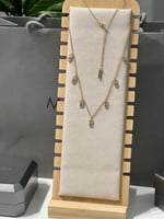 سلسال مع حلق MESSIKA معدن ذهبي