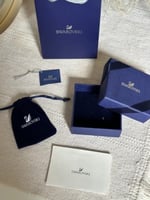 سلسال swarovski روز قولد ازرق
