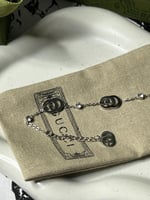 اسوارة GUCCI معدن فضي