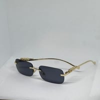 نظارة - carter اطار ذهبي - عدسة اسود