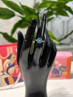 خاتم العين فضه عيار 925