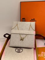 سلسال HERMES معدن ذهبي