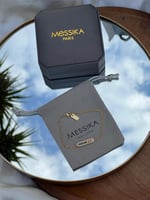 أسوارة MESSIKA معدن ذهبي بكريستالات