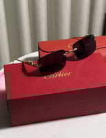 نظارة - carter اطار ذهبي - عدسة اسود