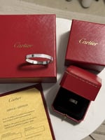 أسوارة + خاتم cartier مقاس 15 سم