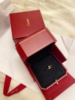 خاتم carter ذهبي - المسمار بدون فصوص