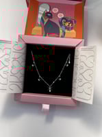 سلسال الزهور اخظر فضة عيار 925