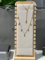 سلسال مع حلق MESSIKA معدن ذهبي