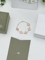 إسوارة Van cleef ذهبي -وردي