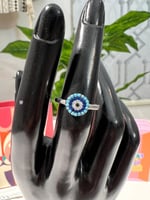 خاتم العين فضه عيار 925