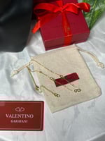 سلسال مع حلق VALENTINO فصوص