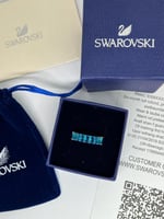 خاتم سوارفيسكي _ فص ازرق .