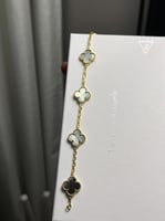 إسوارة Van cleef ذهبي - فيروزي