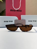 نظارة miu miu إطار تايقر- عدسة بني