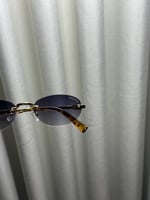 نظارة MIU MIU اطار ذهبي تايقر عدسة مدرج