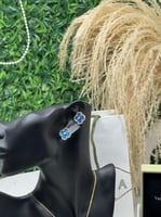 طقم van cleef أزرق - ذهبي