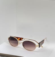 نظارة - MIU MIU اطار تايقر - عدسة بني مدرج