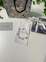 أسوارة Dior معدن ذهبي