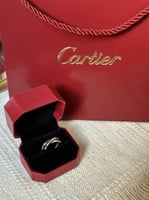 خاتم carter الثلاثي الفضي