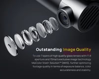 داش كام A810 بدقة 4K من 70MAI أمامية وخلفية