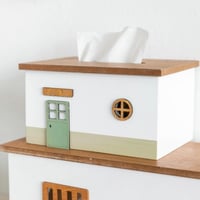 صندوق مناديل خشبى