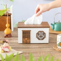 صندوق مناديل خشبى