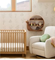 رف حلزون بامبو لغرف الأطفال