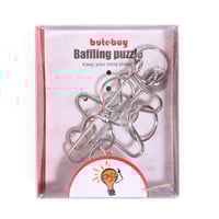 لغز فك و تركيب عقد الحديد (صندوق 24 حبة) مختلفة