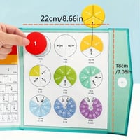 كتاب مغناطيس حساب كسور الرياضيات