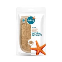 قفاز استحمام طبيعي بلسمي مع ليفة