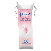 قطن مزيل مكياج من جونسون 80 قطعة