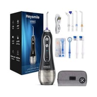 هايسميل جهاز تنظيف الأسنان واللسان بالماء أسود من...