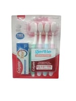 فرشاة أسنان كولجيت الحساسة 4 قطع معجون أسنان مجاني