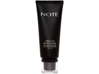 ملاحظة كريم الأساس المضيء 102 اللوز الدافئ