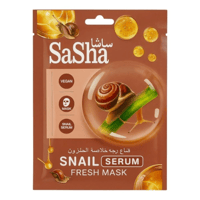 قناع منعش لمصل الحلزون من ساشا قطعة واحدة