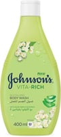 غسول الجسم جونسون فيتا ريتش المنعش 400 مل بالصبار