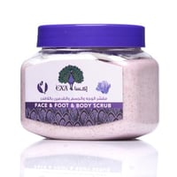 إكسا مقشر للجسم والوجه والقدمين باللافندر 400 جم