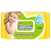 بيبي جوي مناديل مبللة سميكة وكبيرة 40 قطعة