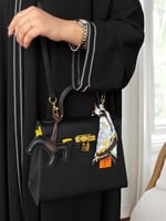 حقيبة هيرميس الأنيقة باللون الأسود: رمز الأناقة ال...