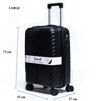 حقائب سفر بعجلات دوارة قابلة للتوسيع 3 مقاسات مختل...