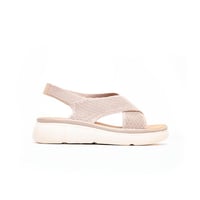 صندل نسائي بكعب عريض وحزام خلفي مغلق من الامام من...