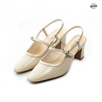 صندل نواعم نسائي كعب متوسط صناعة ايطالي من بوينت و...