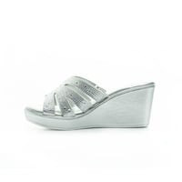 صندل نسائي سهرة بكعب عريض صناعة ايطالي من بوينت ون...